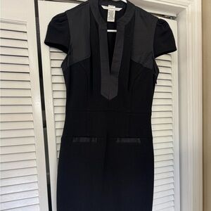 Diane Von Furstenberg Black Mini Dress